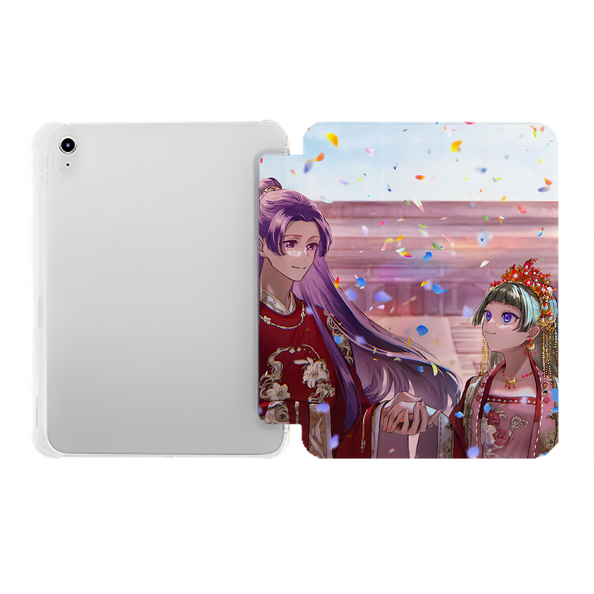 （画像用） 薬屋のひとりごと The Apothecary Diaries IPad ケース ペン収納付き 三つ折りスタンド PUレザー×シリコン 対応機種9.5/10.5/10.9インチ